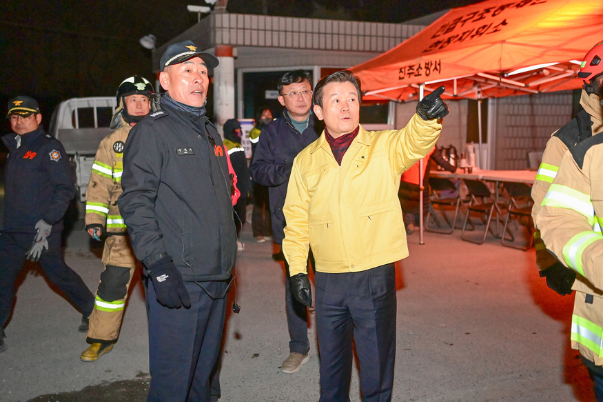 진주시, 진성면 소재 공장 화재 신속한 진화 이끌어 .jpg
