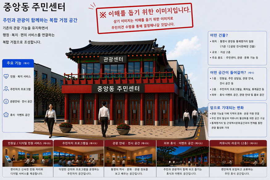 통영시, 중앙동 주민센터 청사 이전 가시권 오랜 묵은 주민 숙원 해결 기대감.jpg